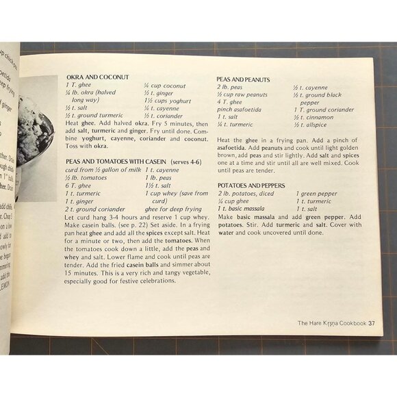 The Hare Krsna (Krishna) Cookbook - Krsna Devi and Sama Devi Dasi 1974 - Picture 8 of 11